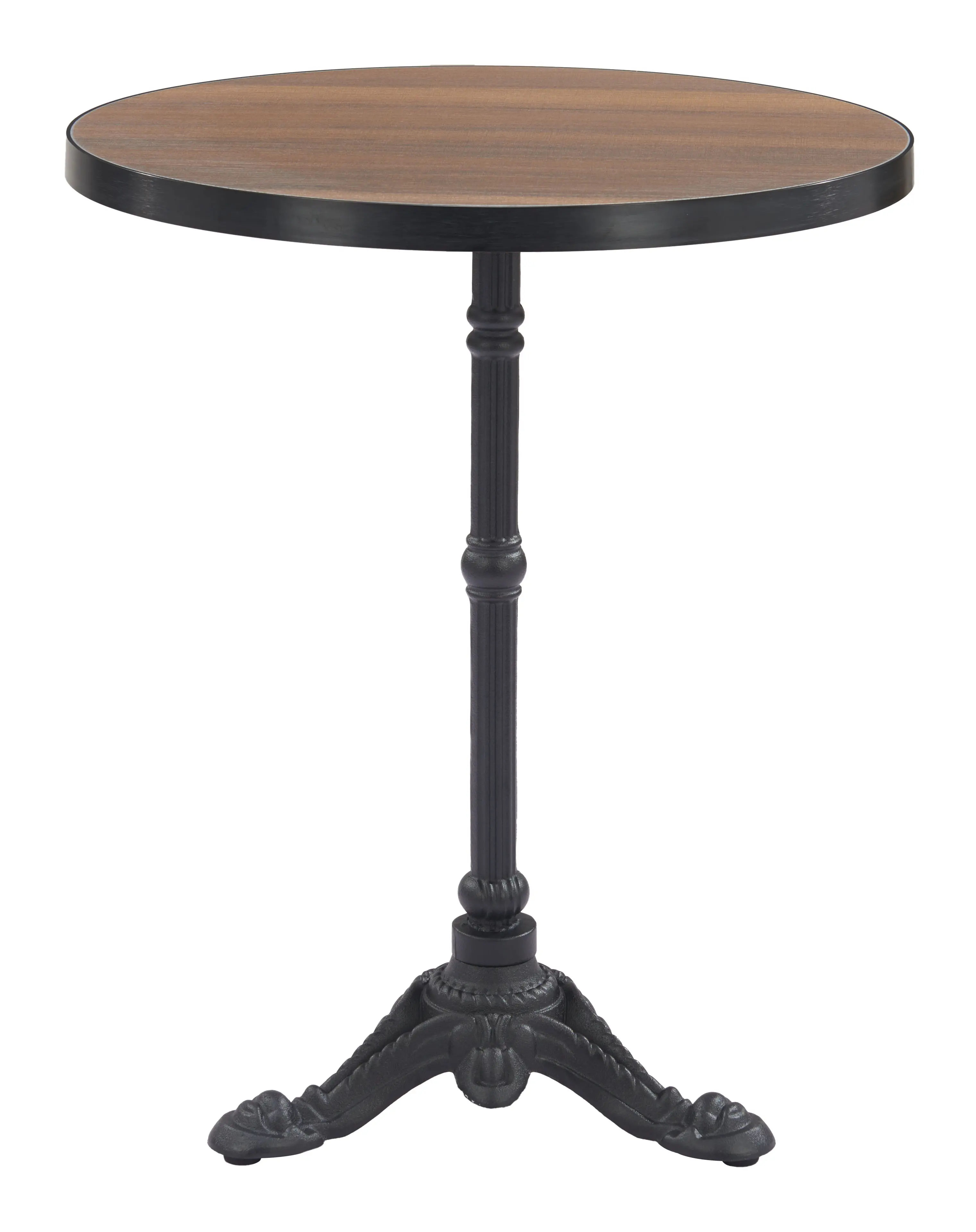 Arcore Black and Brown Outdoor Bistro Table-5