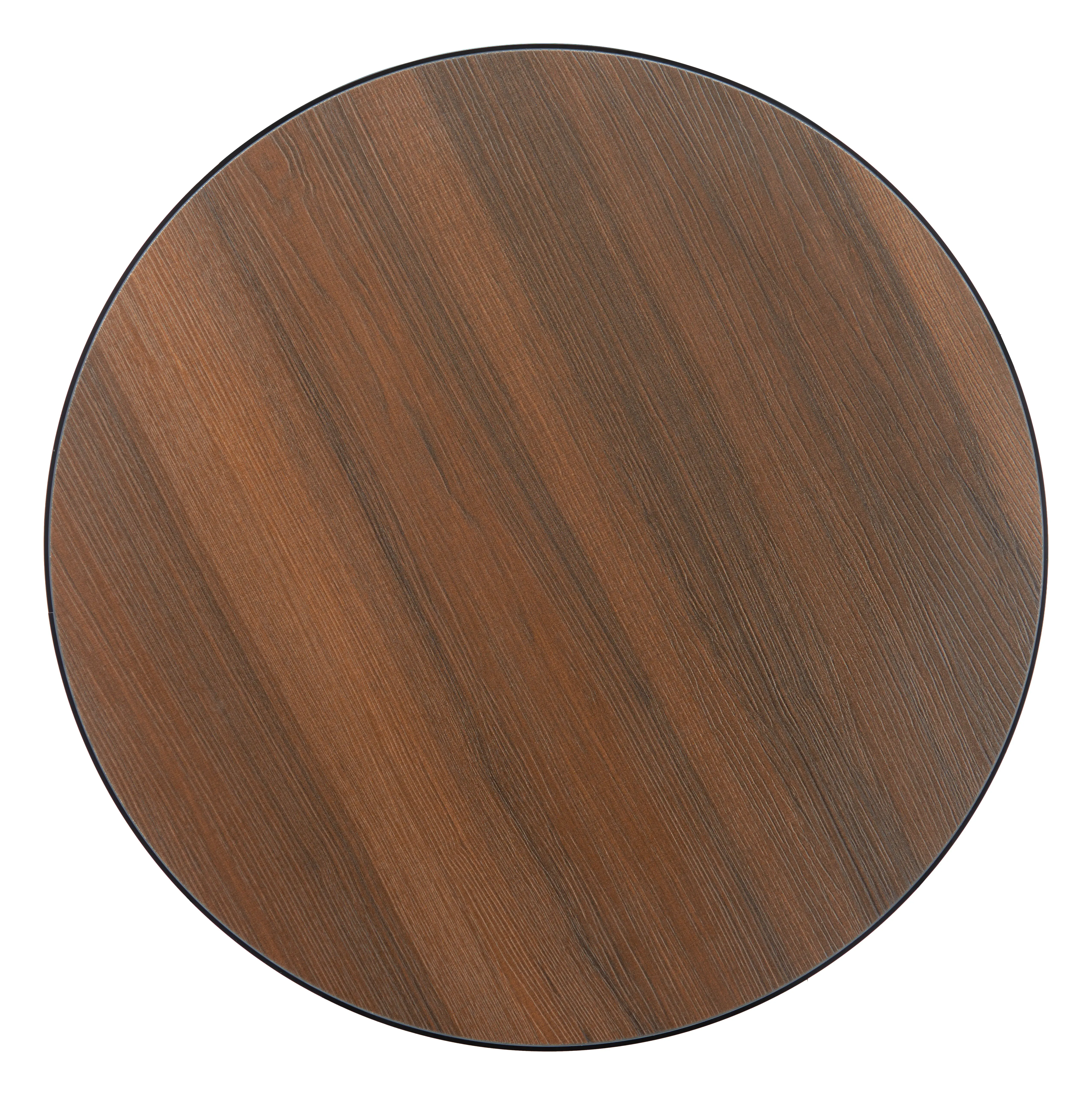 Arcore Black and Brown Outdoor Bistro Table-6