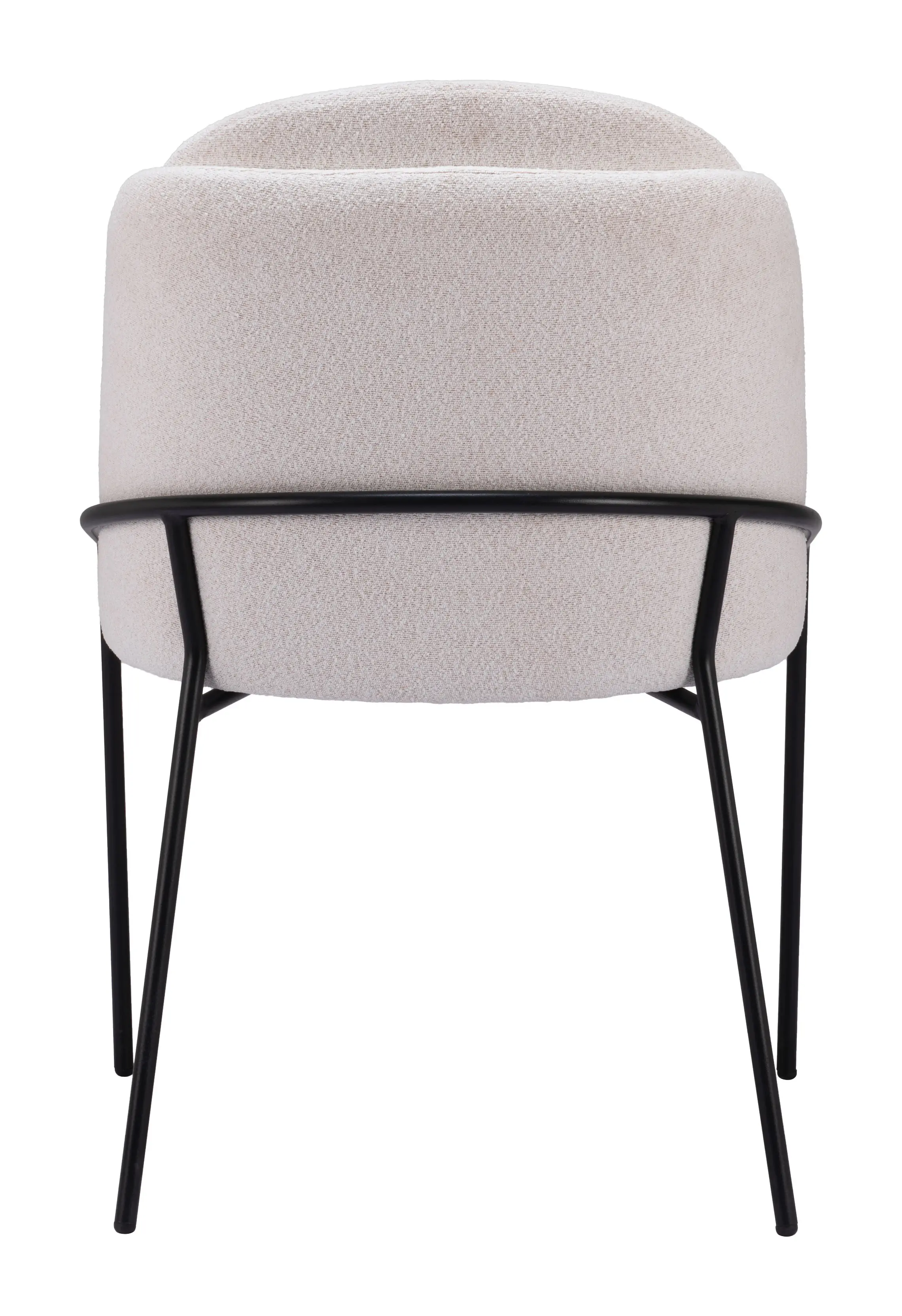 Baranzate Ivory Shearling Dining Chair, Set of 2-6