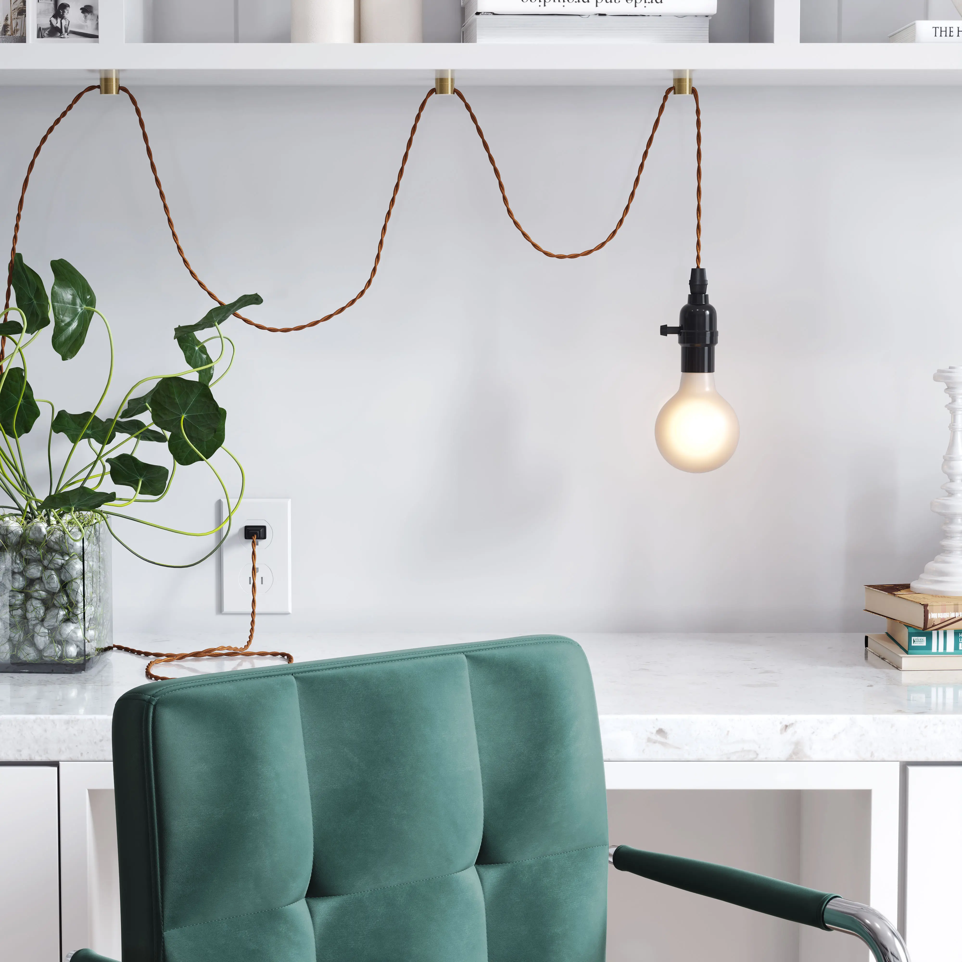 Lille Black Minimal Ceiling Lamp-2