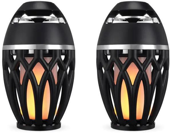 ISBW374BDL iLive Tiki+ Bluetooth Speaker with LED Flame-1