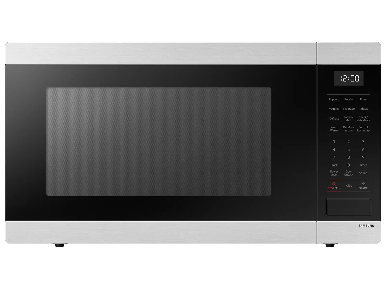 MS19DG8500SR Samsung 1.9 cu. ft. Countertop Microwave with Sensor Cooking - Matte Black Stainless Steel-1