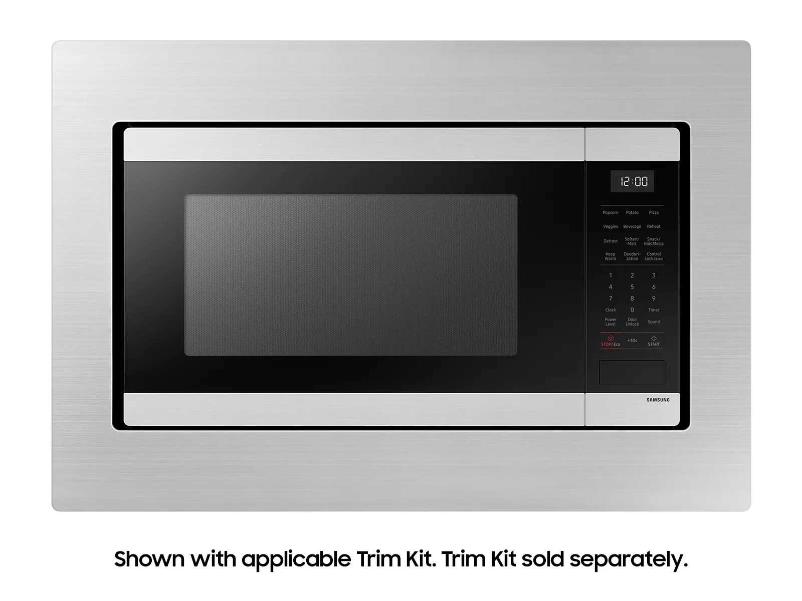 MS19DG8500SR Samsung 1.9 cu. ft. Countertop Microwave with Sensor Cooking - Matte Black Stainless Steel-11