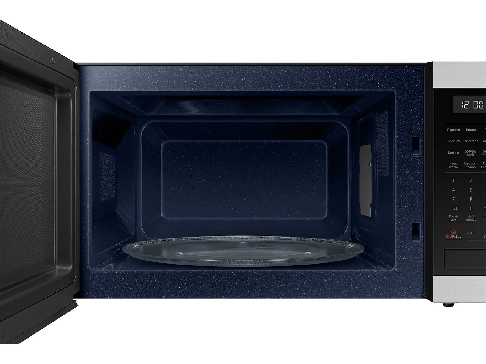 MS19DG8500SR Samsung 1.9 cu. ft. Countertop Microwave with Sensor Cooking - Matte Black Stainless Steel-5