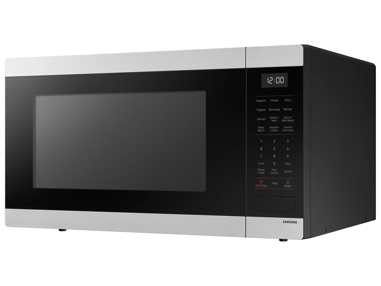 MS19DG8500SR Samsung 1.9 cu. ft. Countertop Microwave with Sensor Cooking - Matte Black Stainless Steel-8