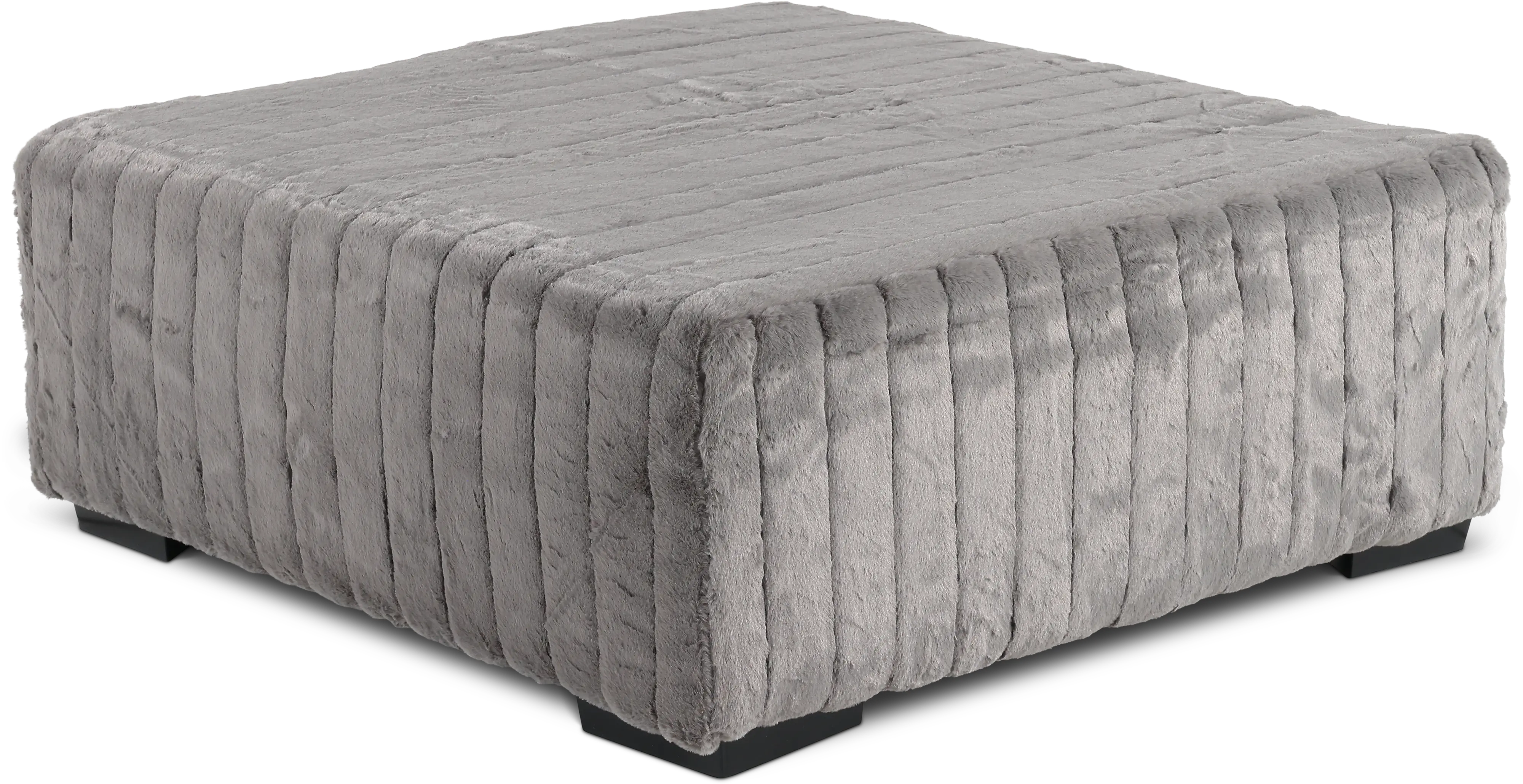 Hendrix Gray Cocktail Ottoman-1