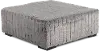 Hendrix Gray Cocktail Ottoman