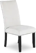 Varley Light Gray Upholstered Dining Chair