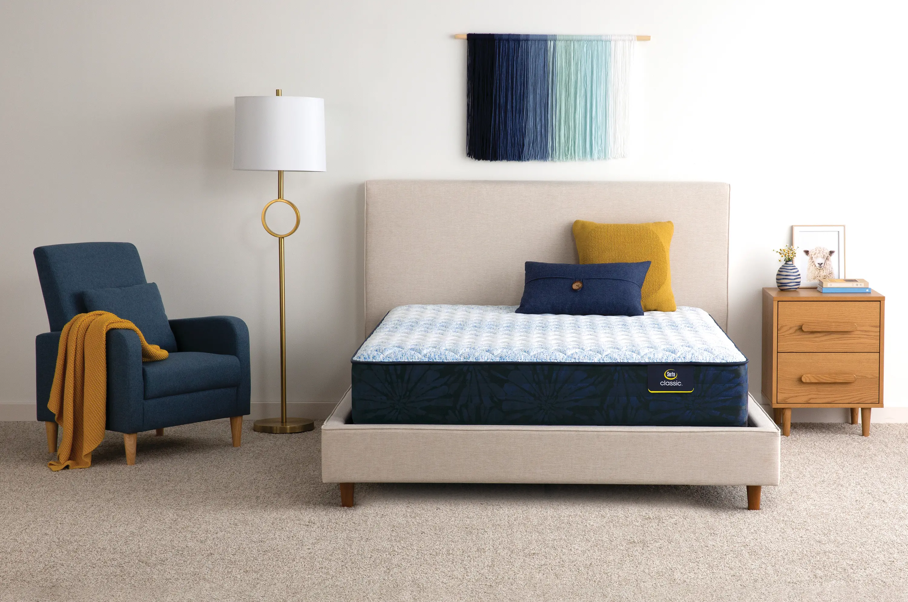 QM-706911-3050 Serta Classic Bader Medium Queen Mattress-2