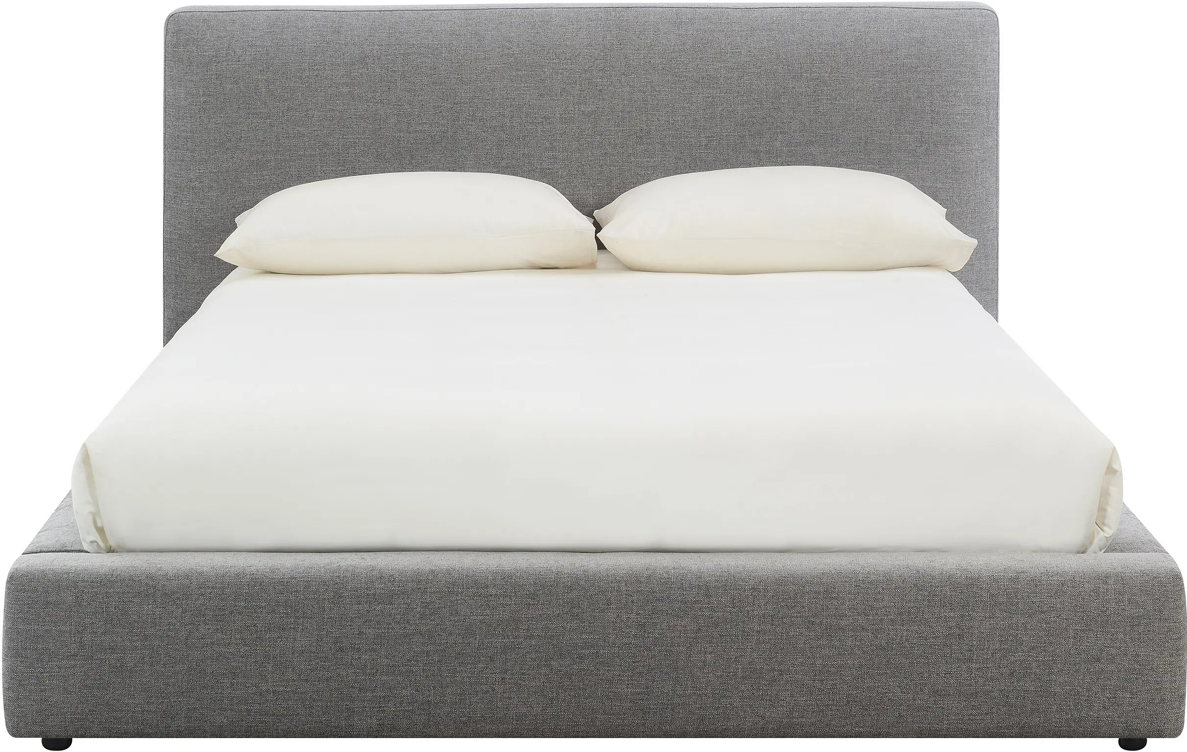Lennox Gray Upholstered Queen Bed-1