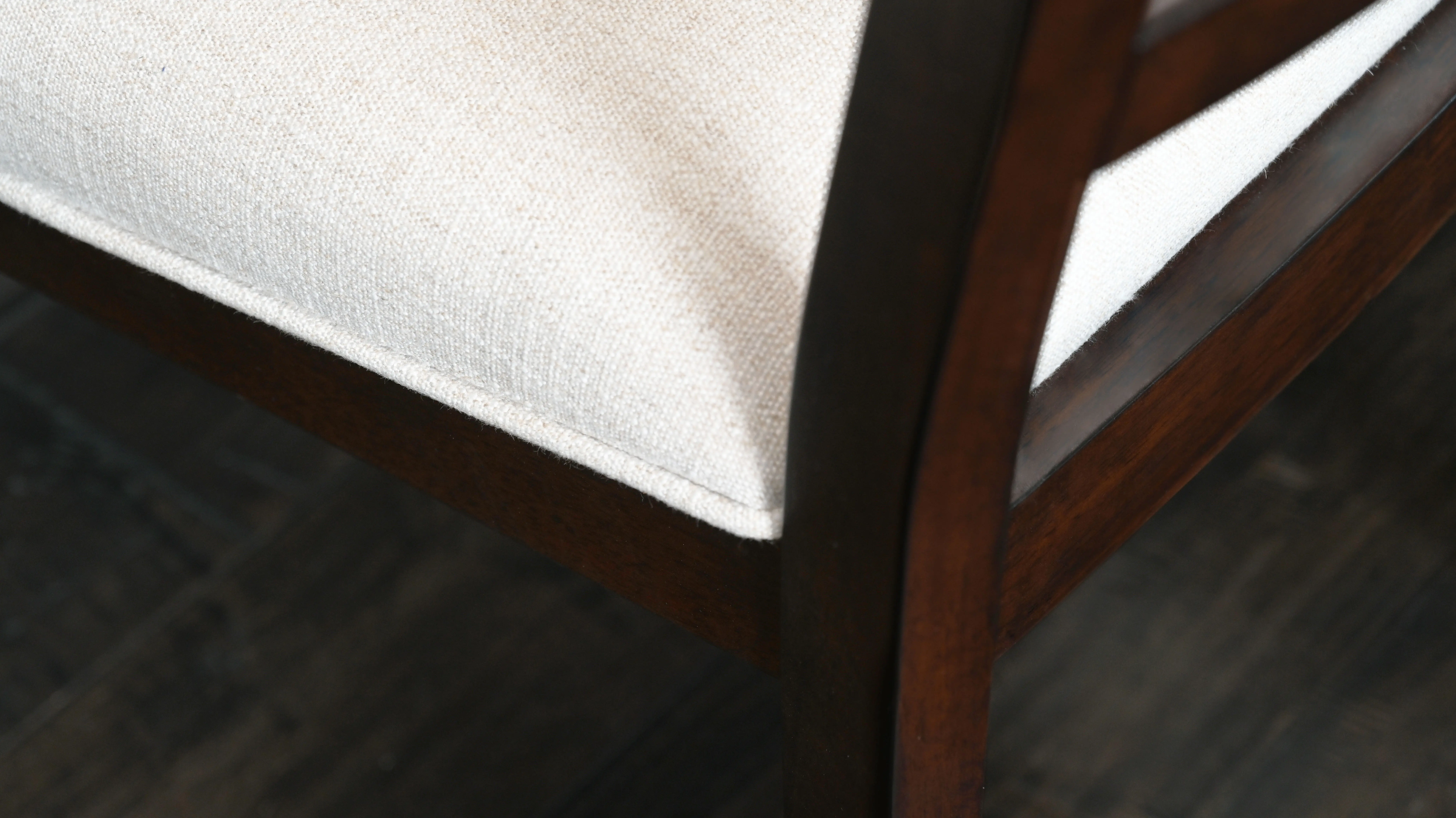 Brock Cream Upholstered Dining Chairs, Set of 2-5