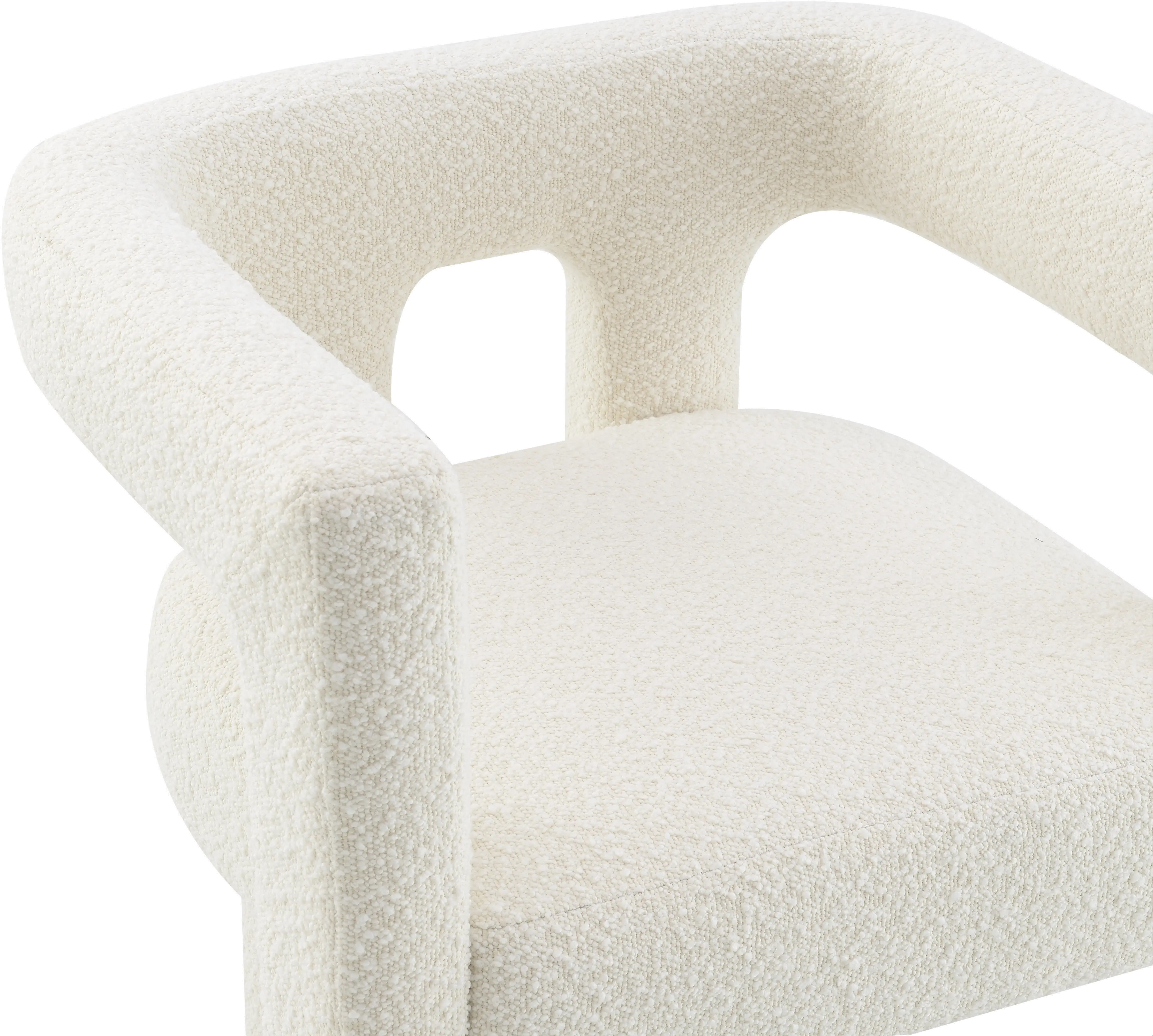 Cassie Ivory Boucle Dining Chair-6