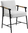 Pacifica White Upholstered Dining Chair
