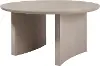 Cassie Weathered Beige Round Dining Table