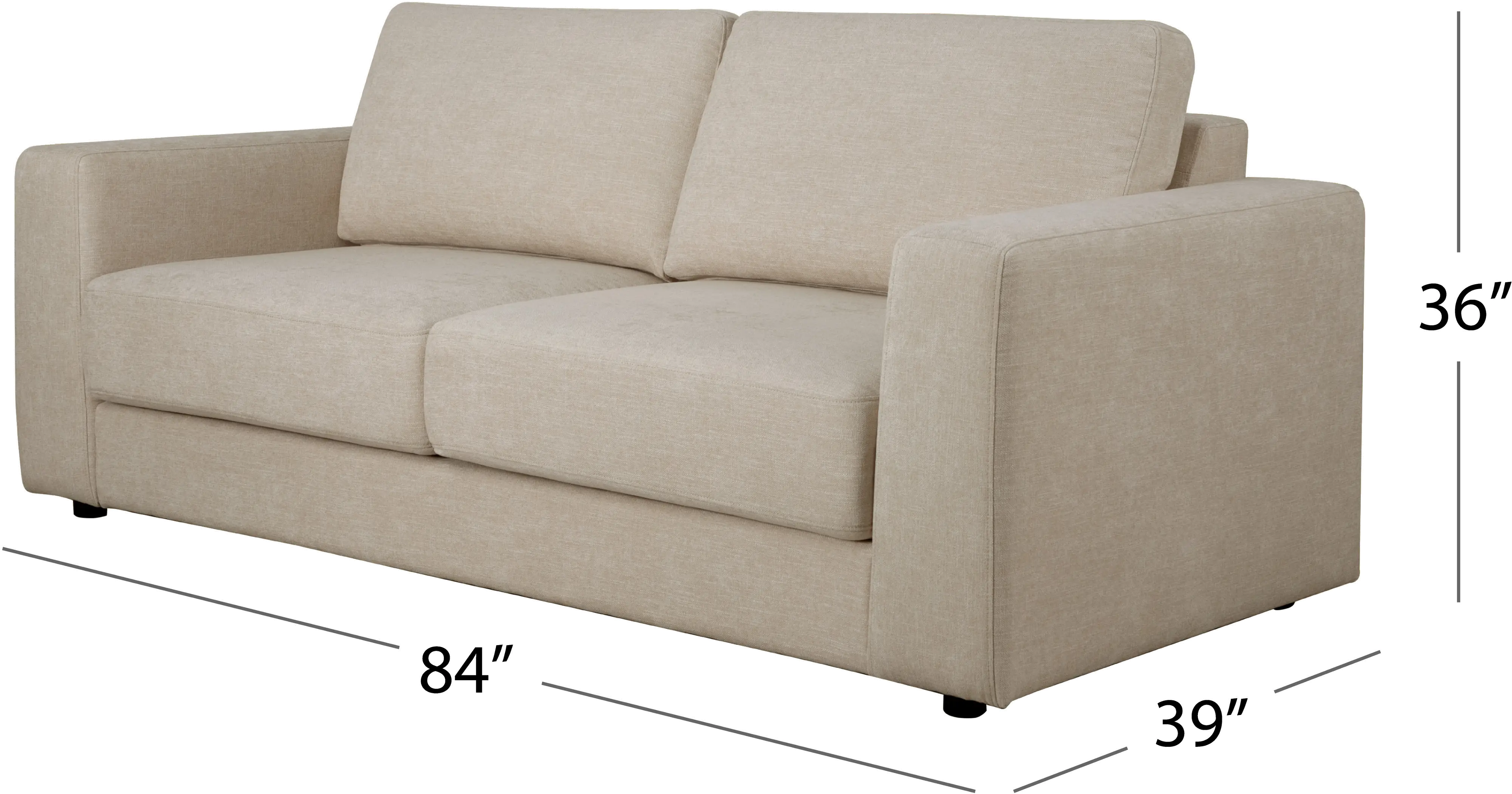 Ellie Sand Beige Sofa-9