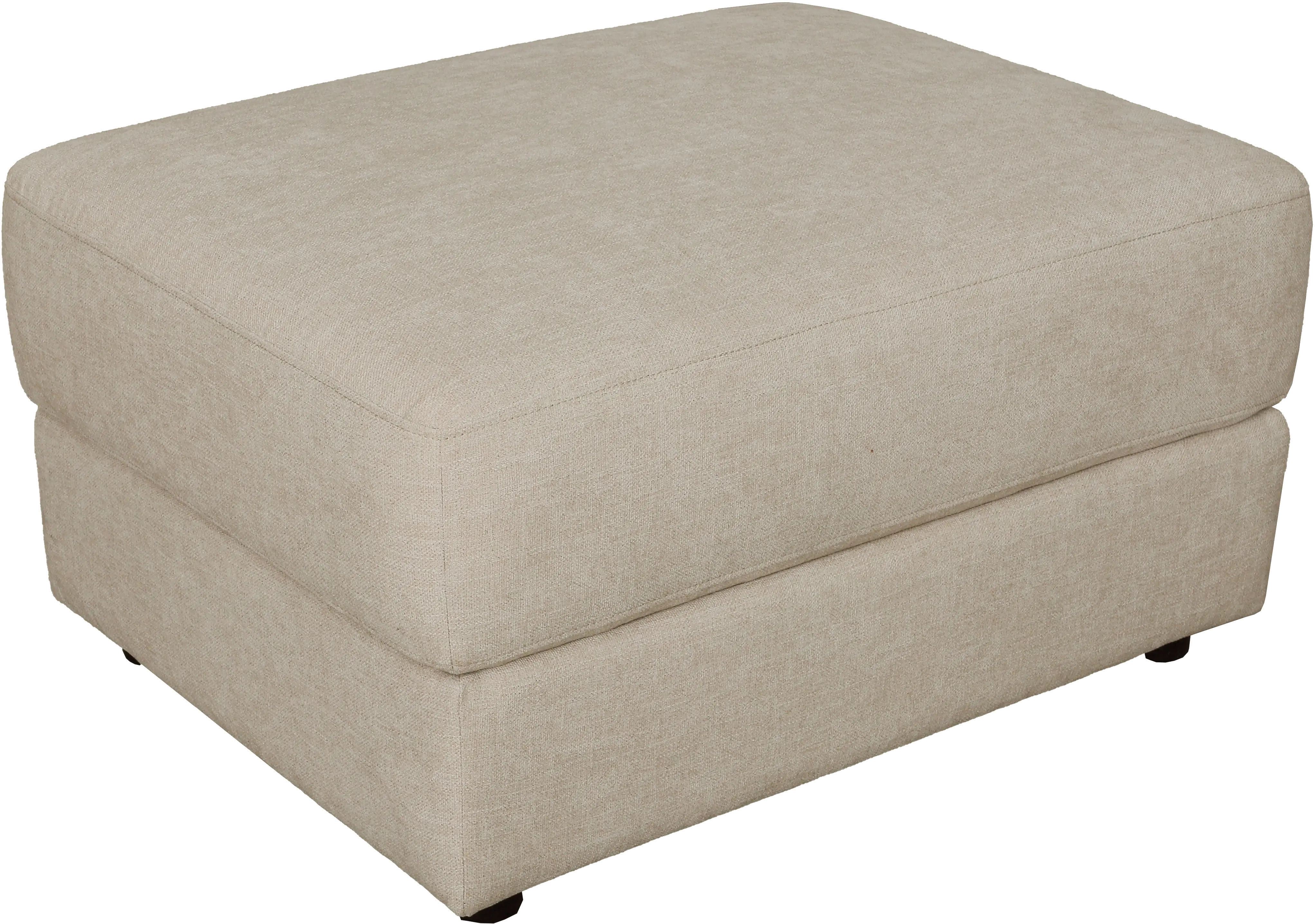 Ellie Light Gray Square Ottoman-4