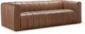 Gia Camel Brown Leather Sofa