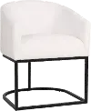 Josephine White Upholstered Dining Chair