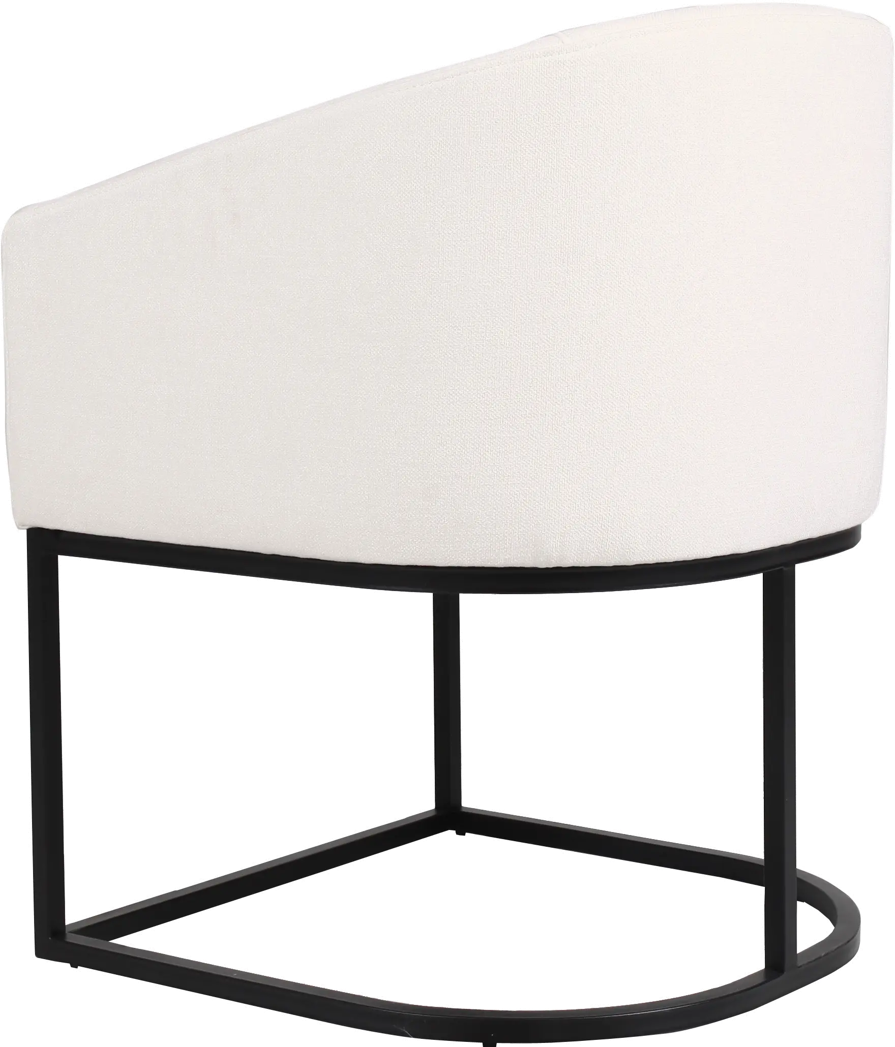 Josephine White Upholstered Dining Chair-5