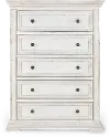 361W-BR41 Big Valley White Chest of Drawers