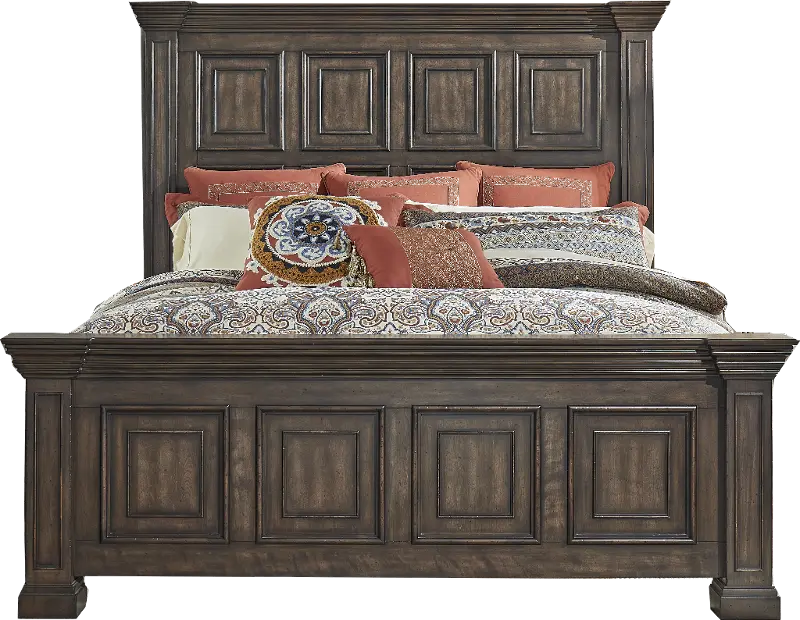 Big Valley Brown King Bed
