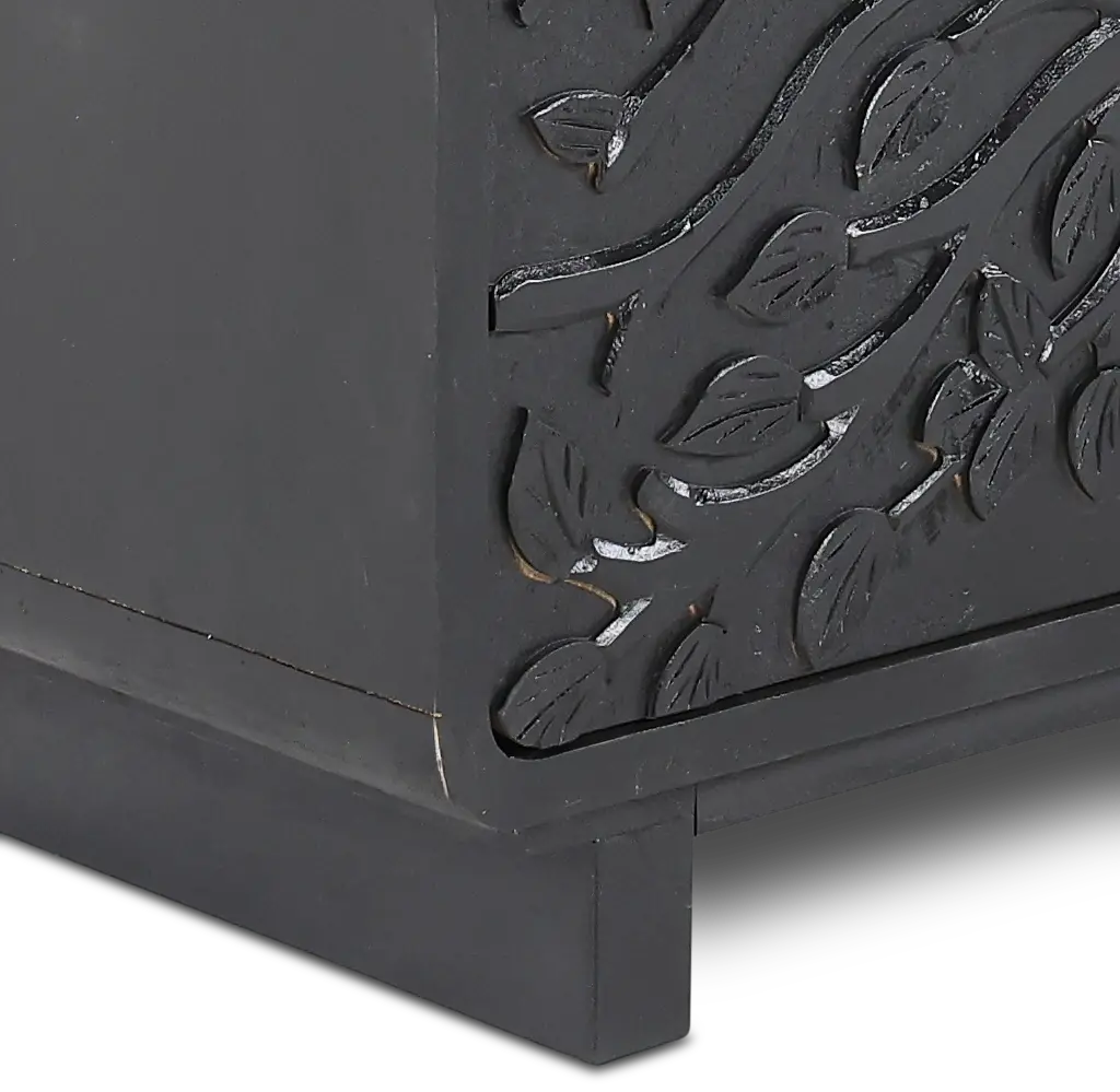 Albero Black Tall Cabinet-5