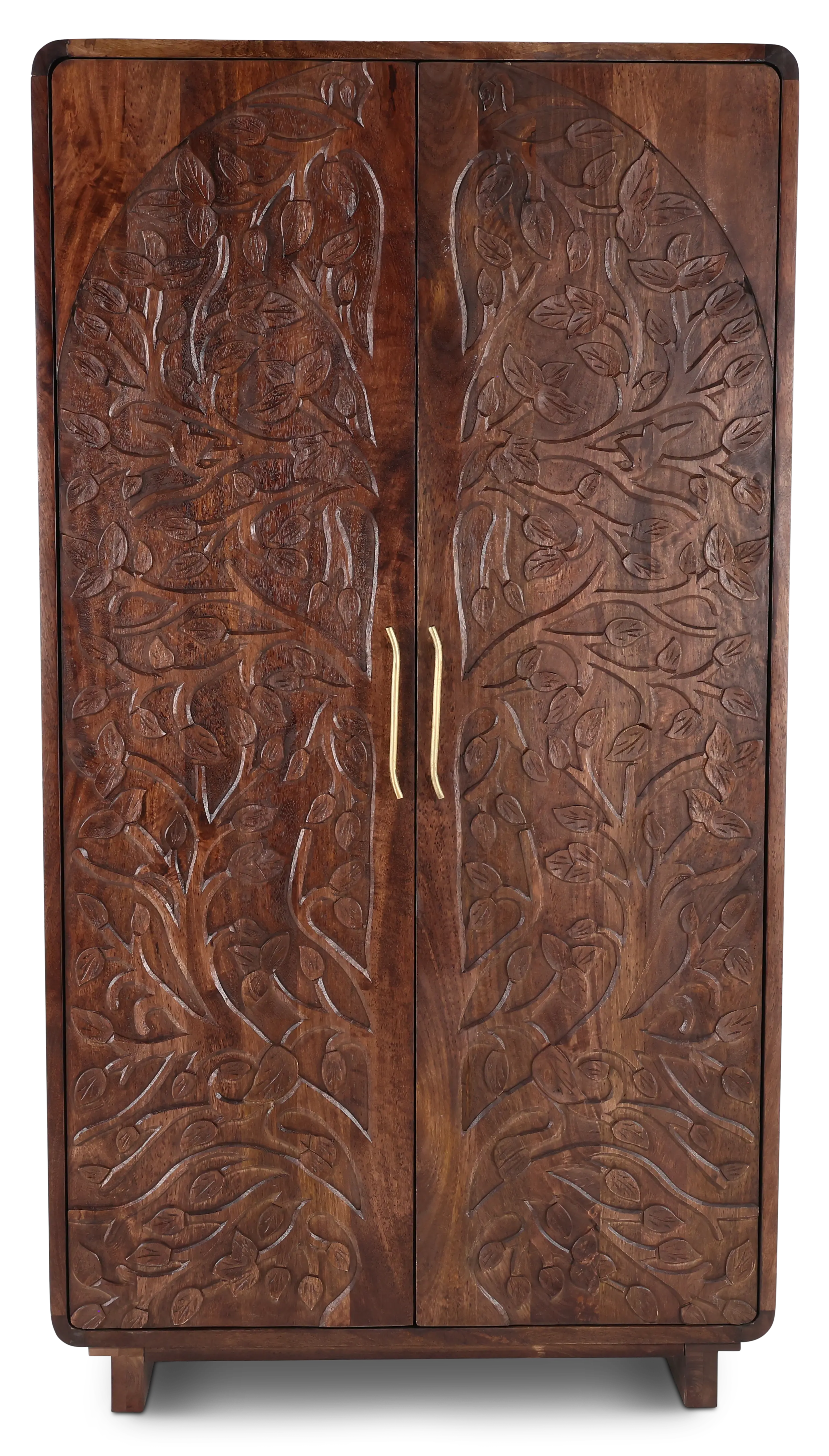 Albero Brown Tall Cabinet-1
