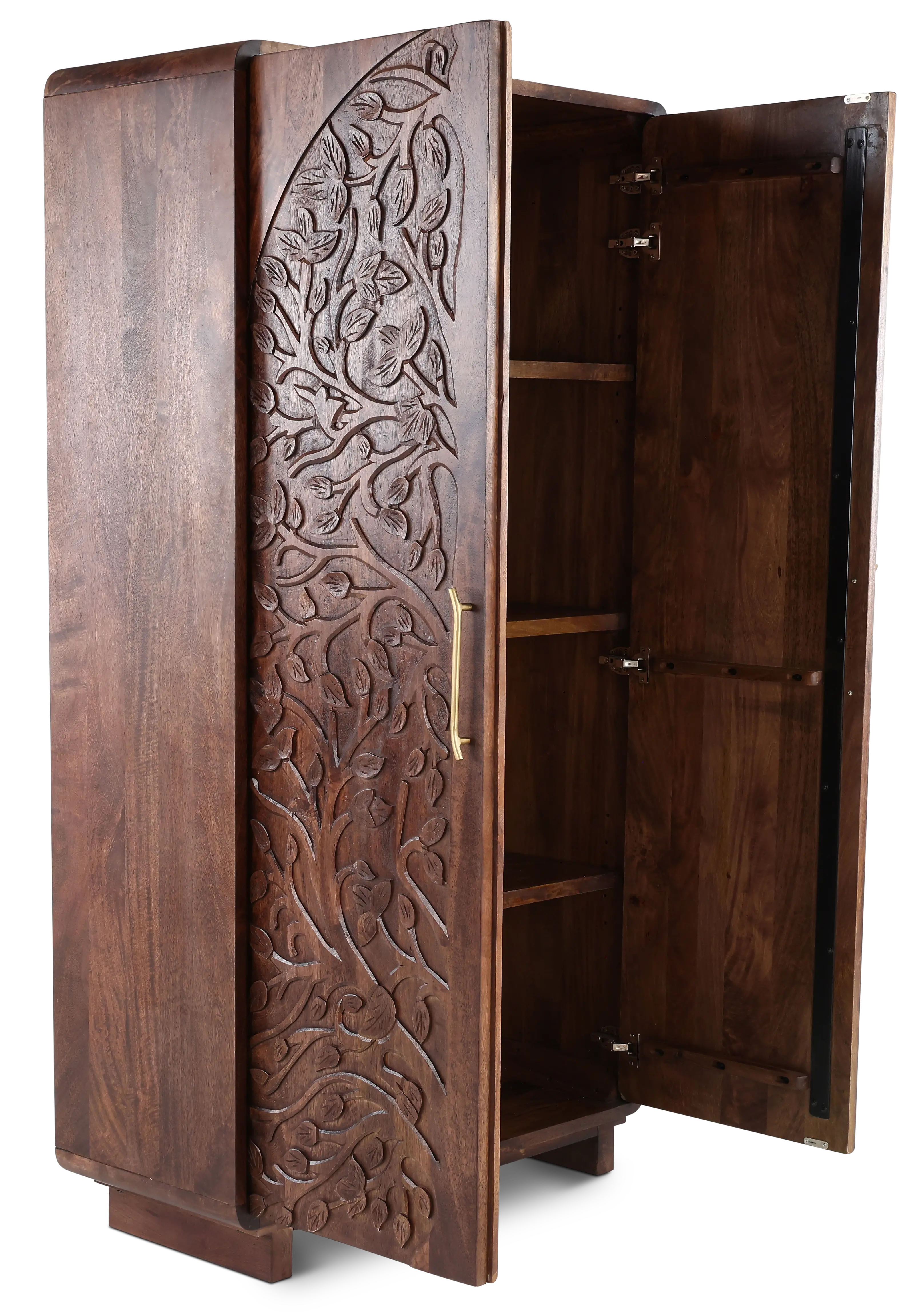 Albero Brown Tall Cabinet-3