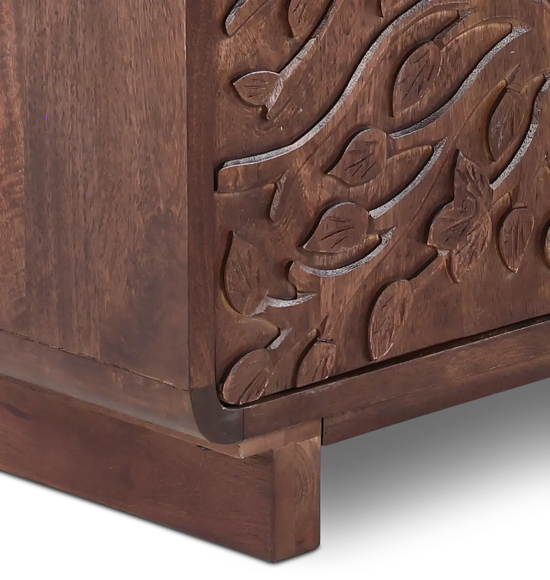 Albero Brown Tall Cabinet-4