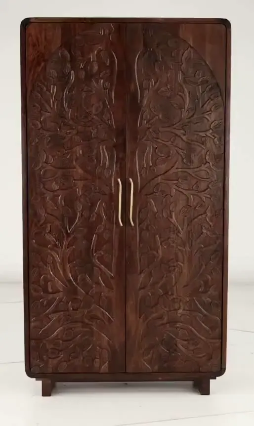 Albero Brown Tall Cabinet-8