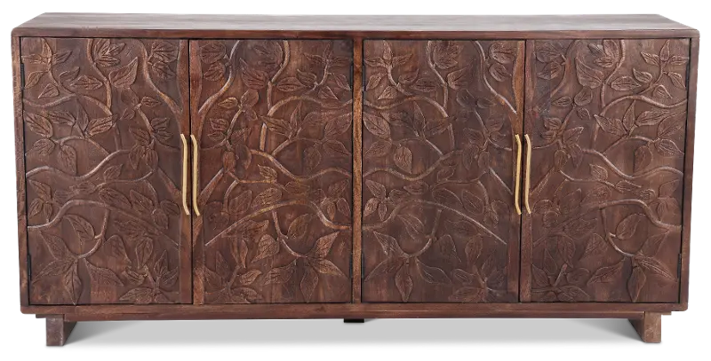 Albero Brown 4-Door Buffet