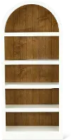 Artiste White 72  Arch Bookcase