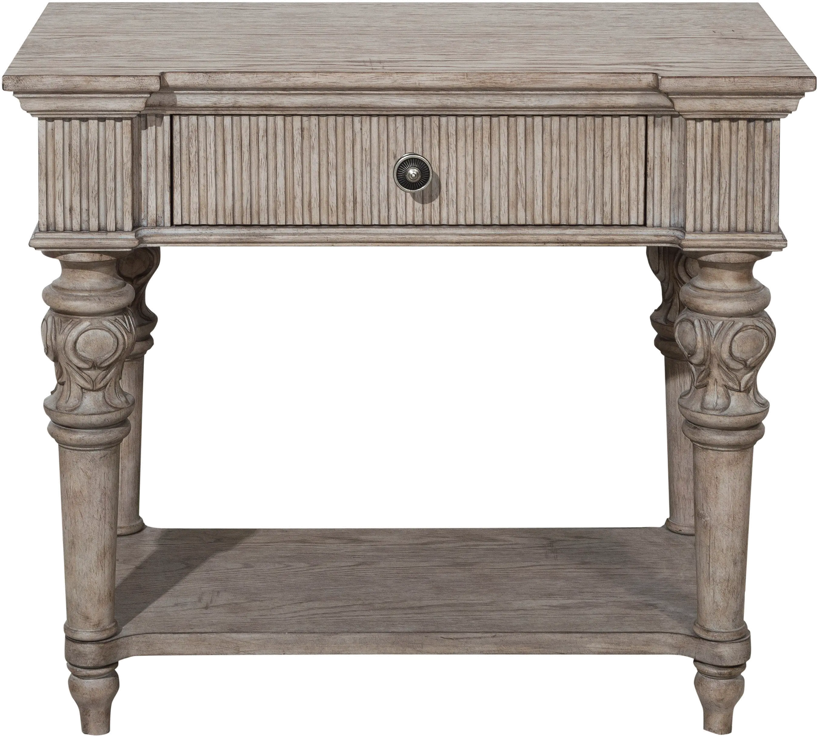 Kingsbury Gray Nightstand-1