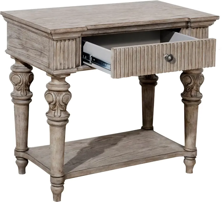 Kingsbury Gray Nightstand-3