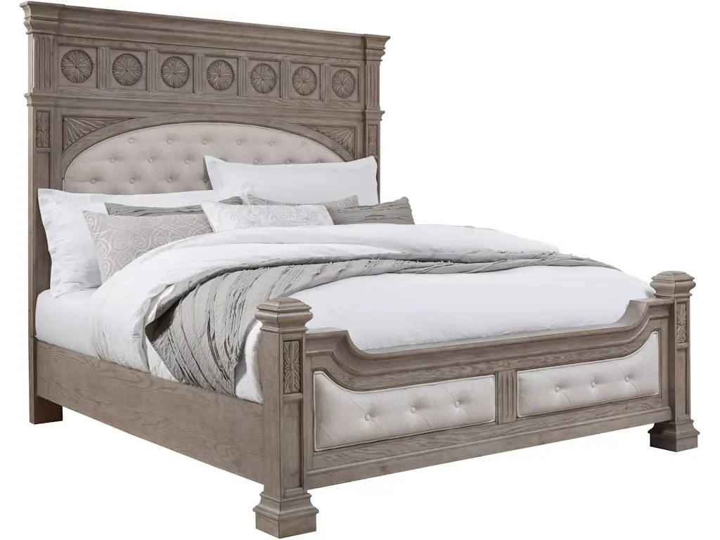 Kingsbury Gray Queen Bed-1