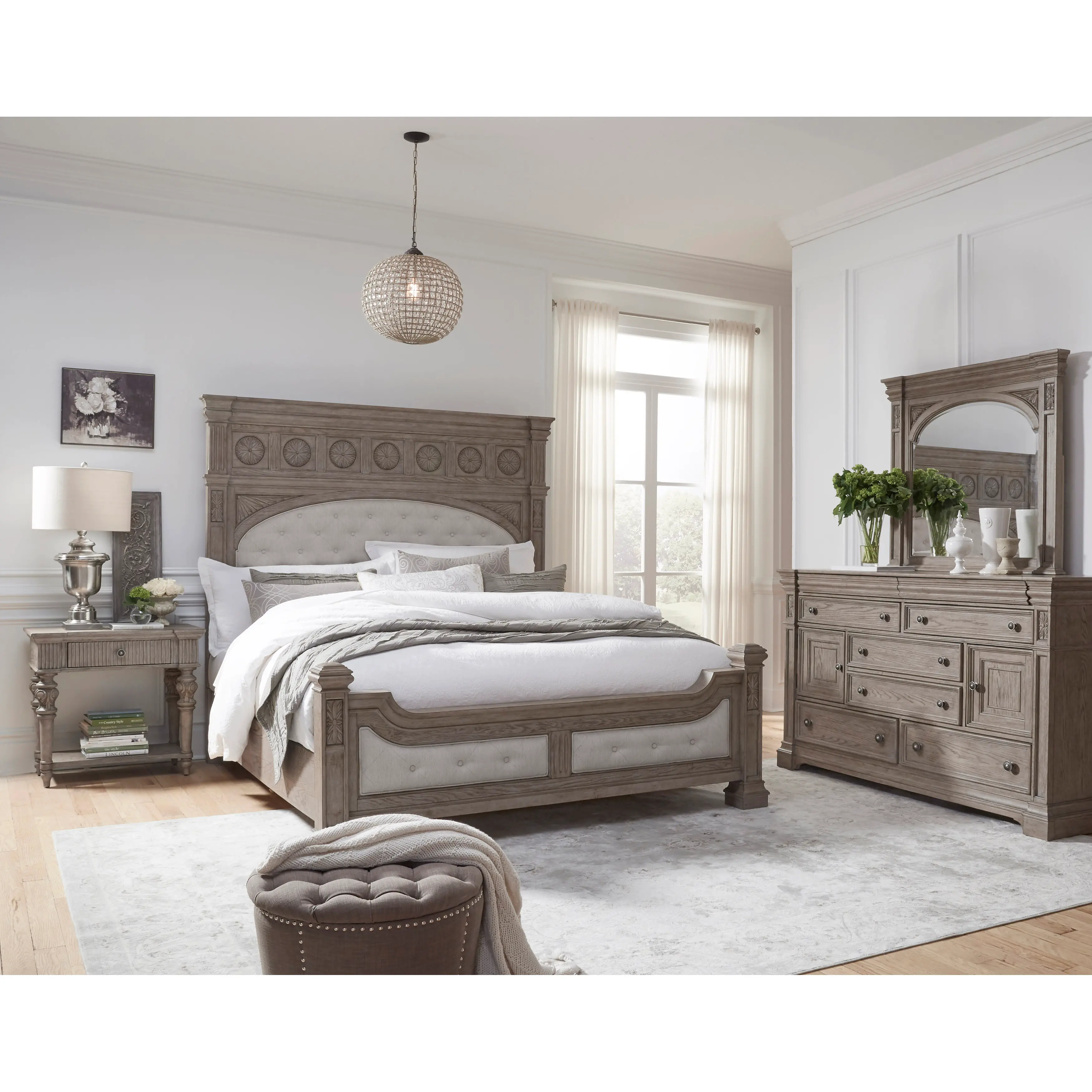 Kingsbury Gray Queen Bed-2