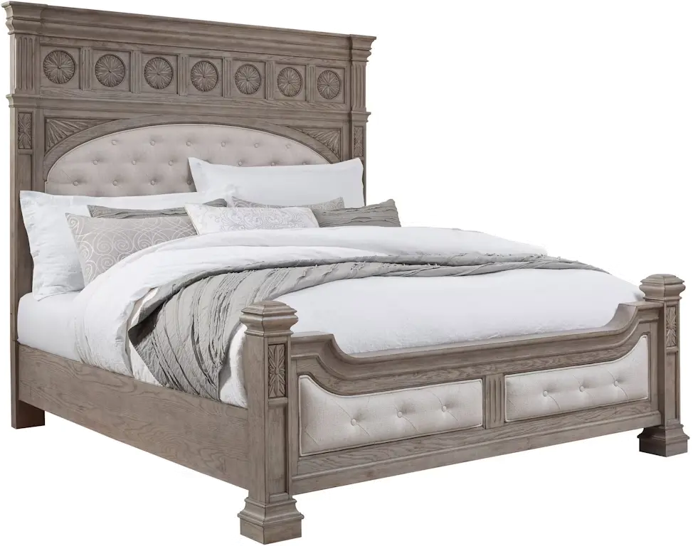 Kingsbury Gray King Bed-1