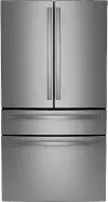PJD23BYWFS GE Profile 23.3 Cu Ft 4 Door Refrigerator - Counter Depth Stainless Steel