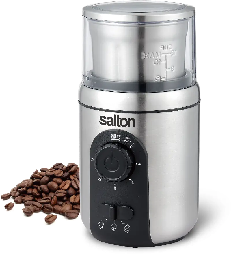 Salton Stainless Steel Smart Coffee Grinder