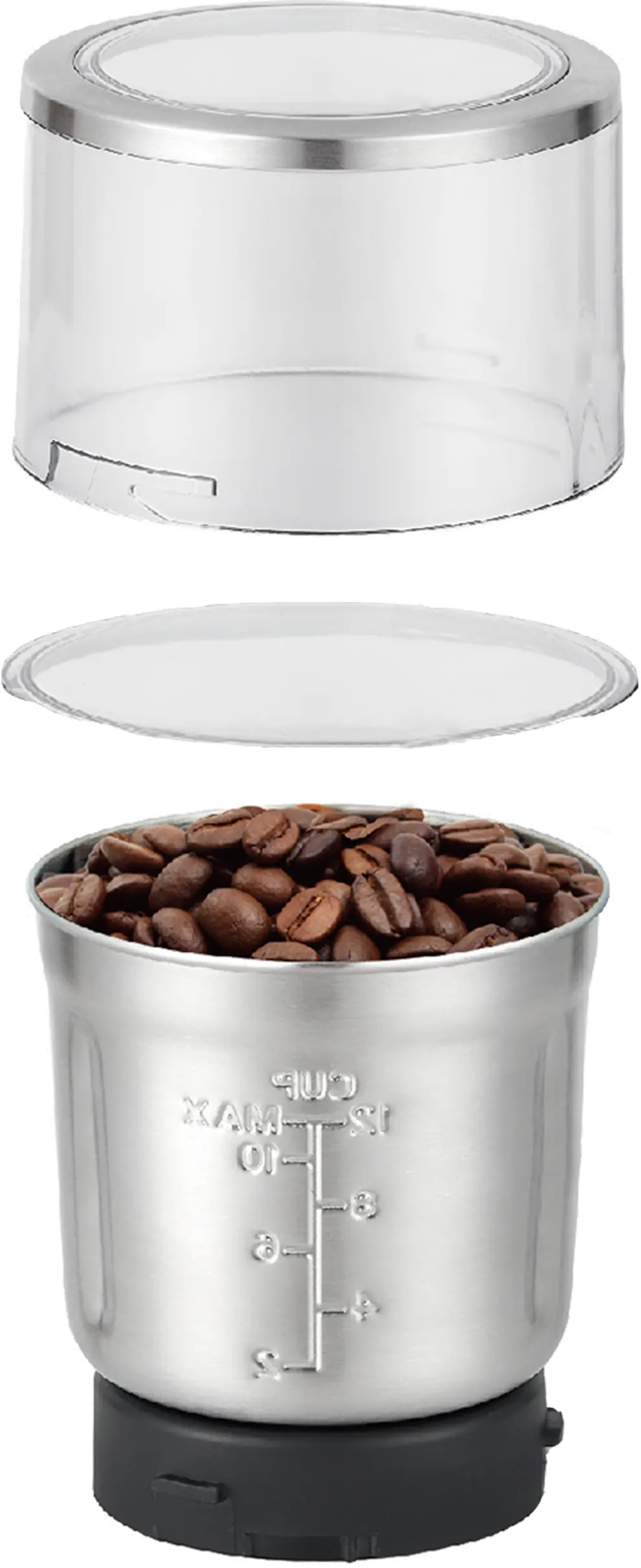 Salton Stainless Steel Smart Coffee Grinder-5