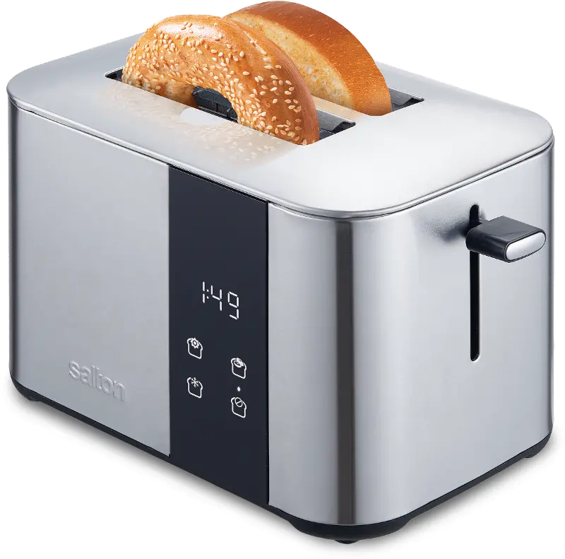 Salton Stainless Steel Digital Countdown Toaster