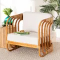 243-13541-RCW Corsa Bohemian Natural Rattan Armchair