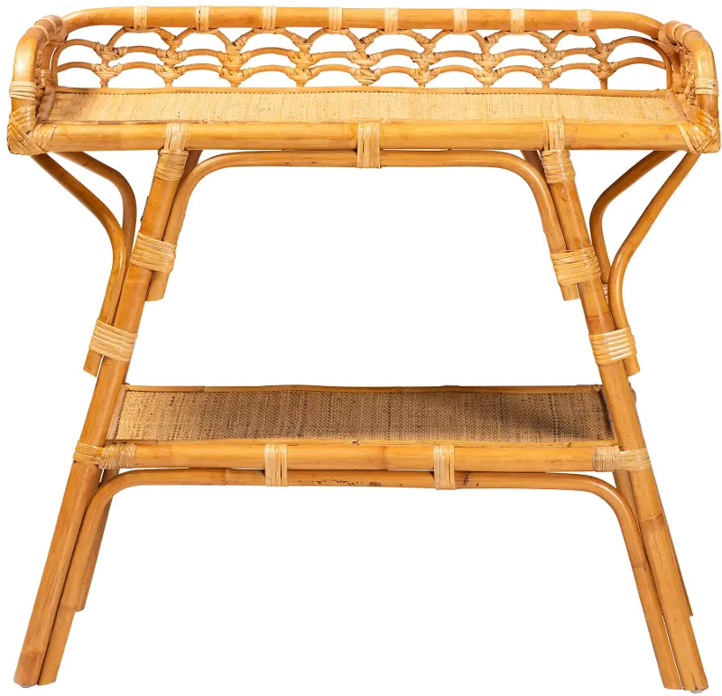Nayana Natural Honey Console Table
