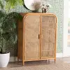 243-13569-RCW Curaco Light Brown Storage Cabinet