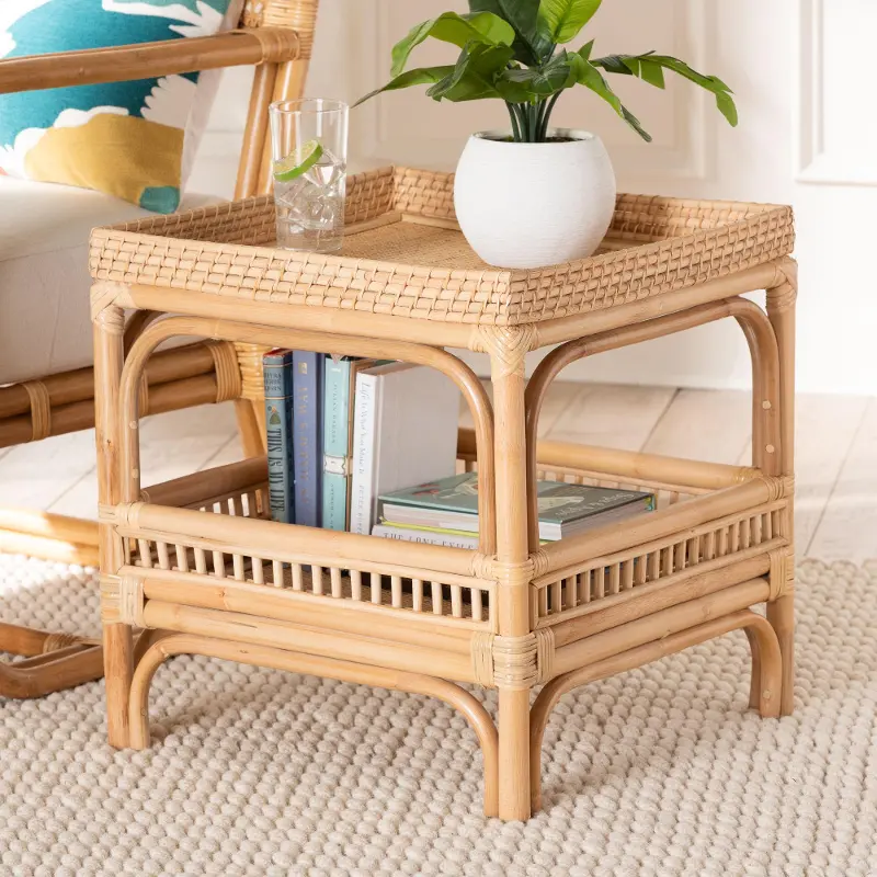 Lombok Light Brown End Table