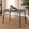 247-13803-RCW Dalair Industrial Wood and Metal Dining Table