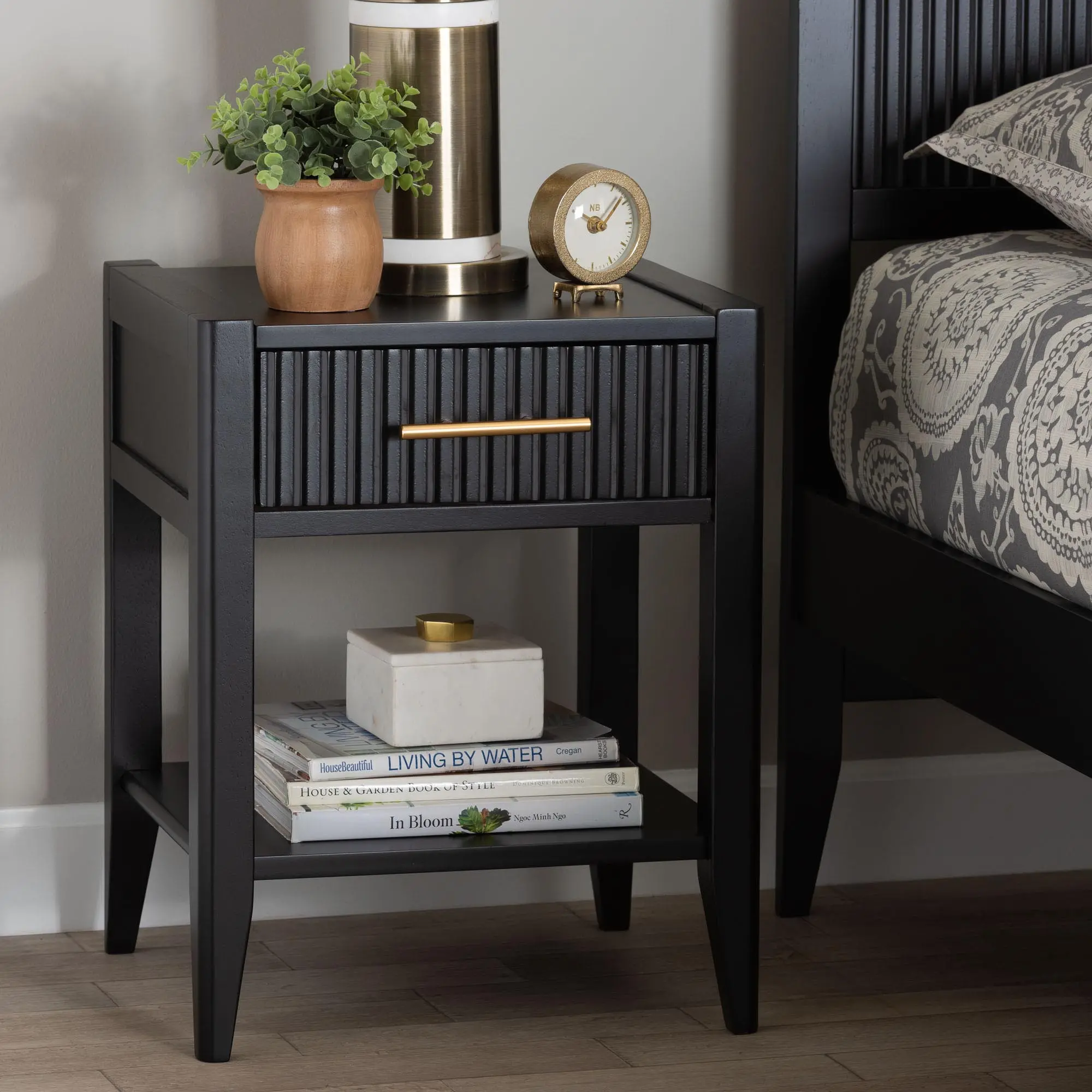 249-13830-RCW Primrose Black Mid-Century Nightstand-1