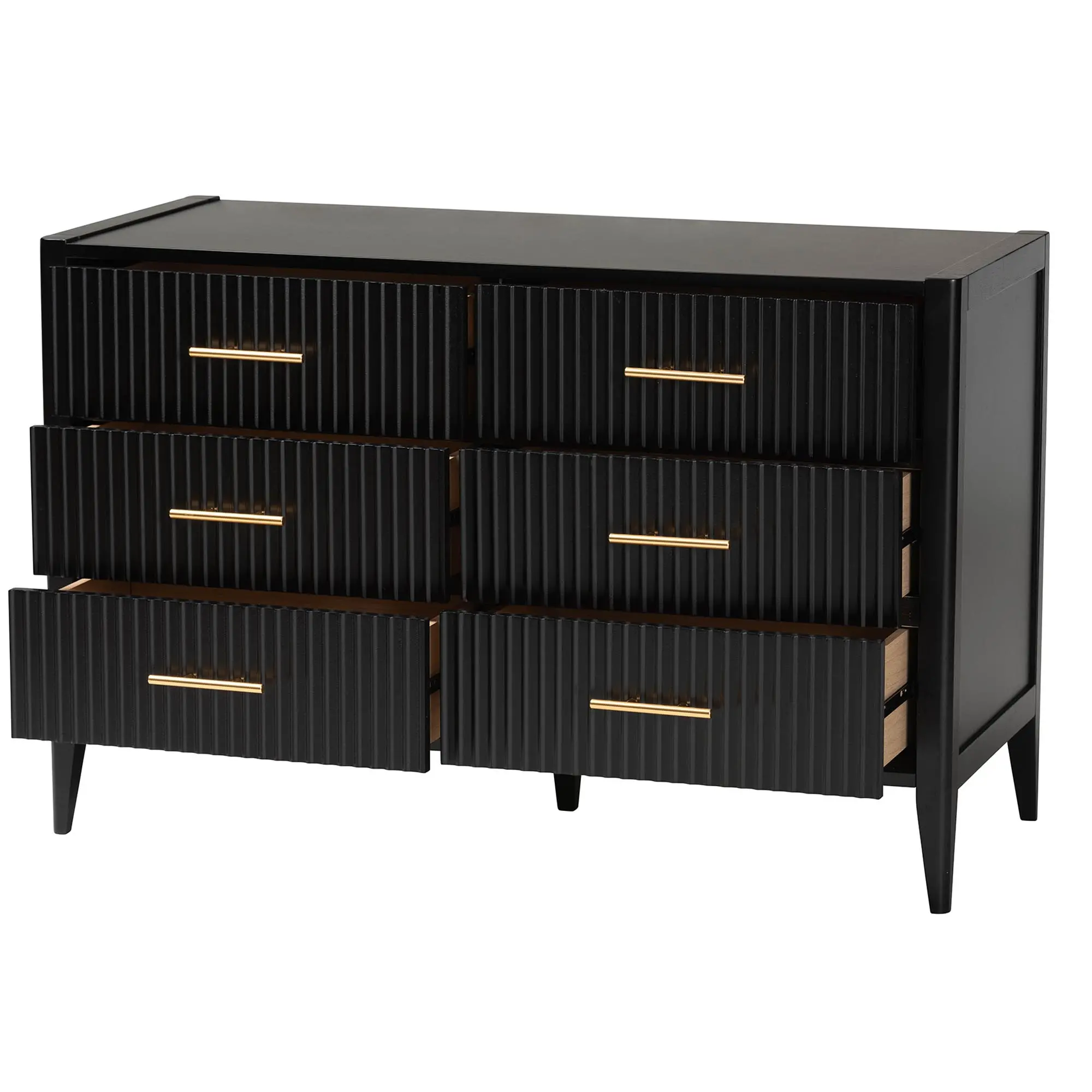249-13822-RCW Primrose Black Mid-Century Dresser-4