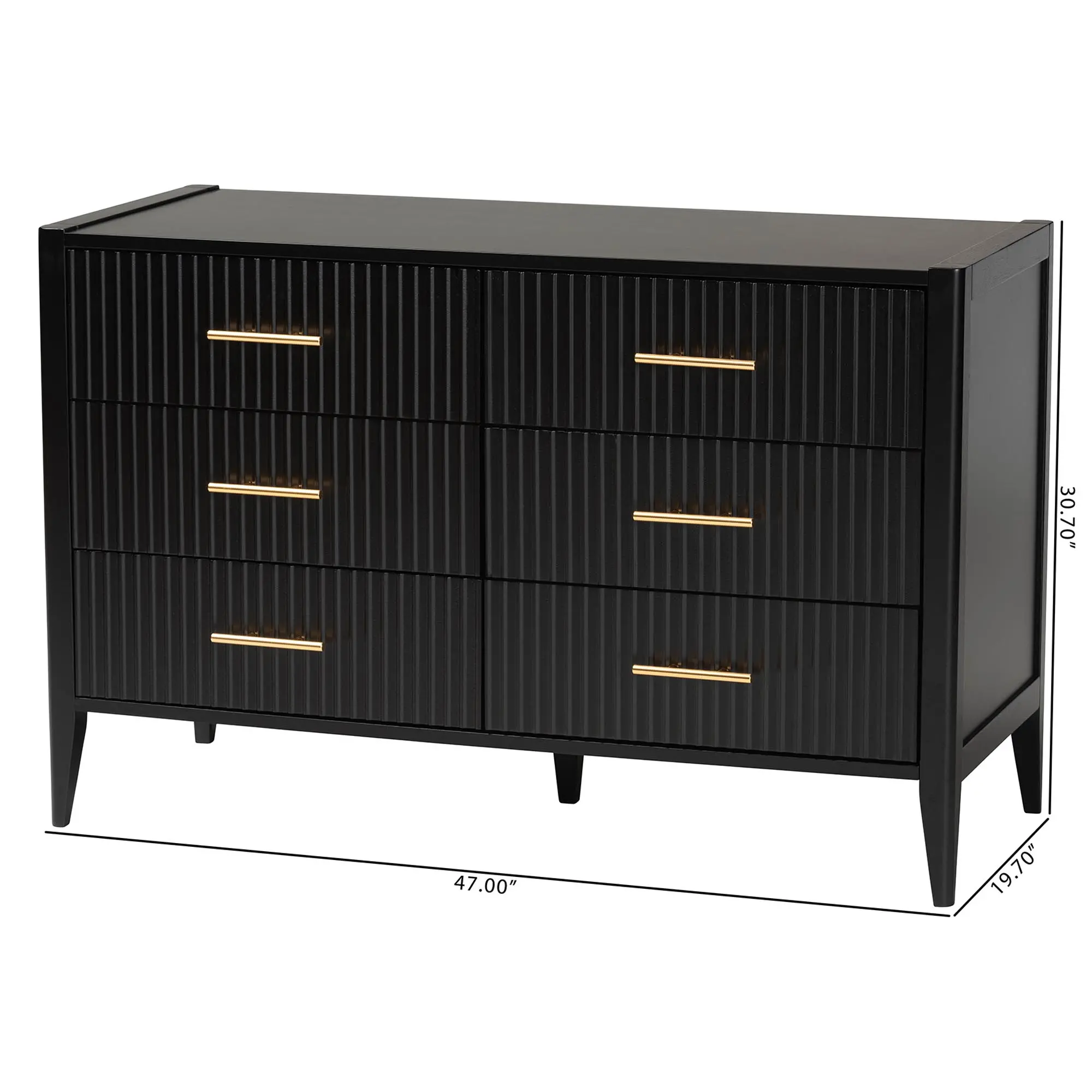249-13822-RCW Primrose Black Mid-Century Dresser-8