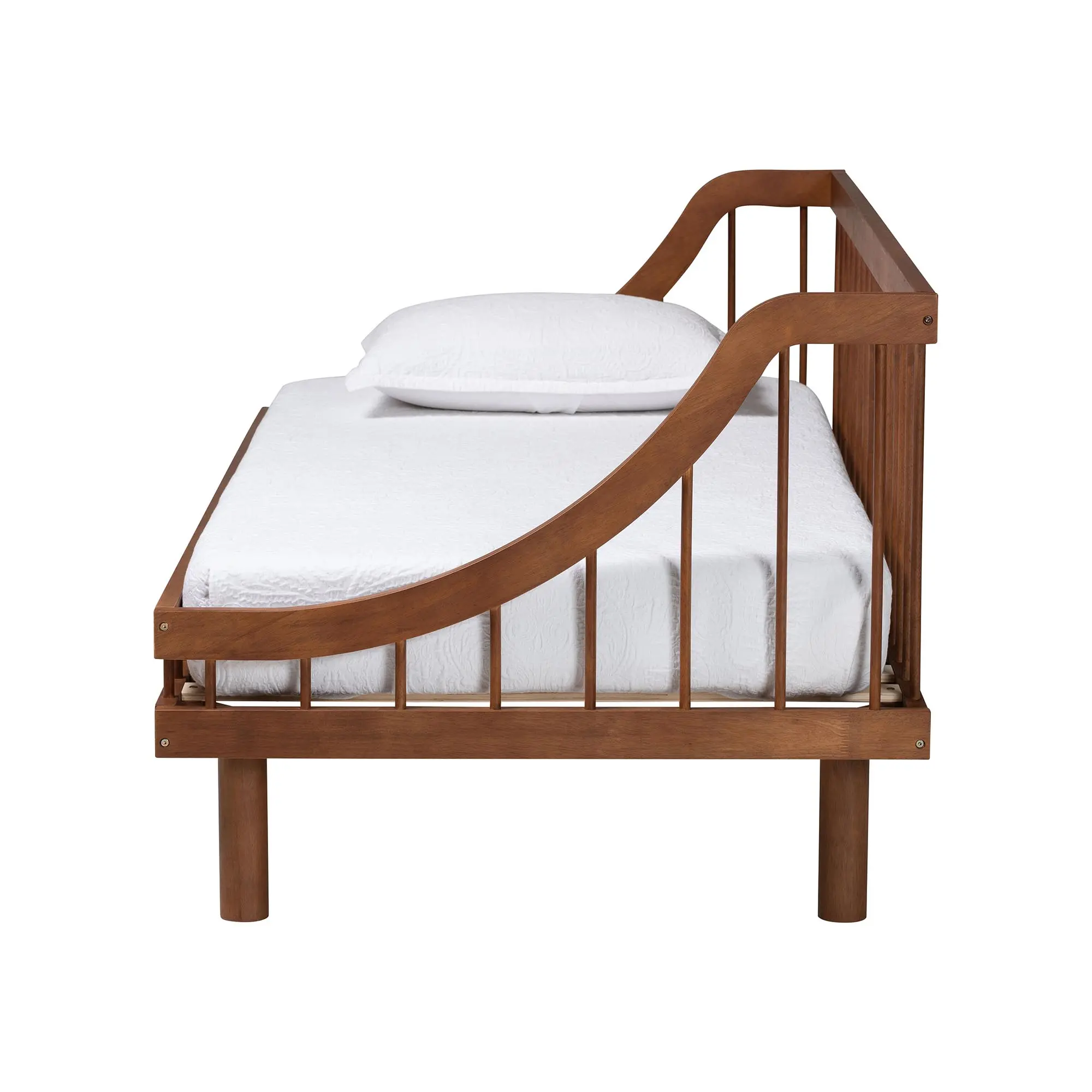 250-13550-RCW Helio Walnut Brown Wood Twin Daybed-4